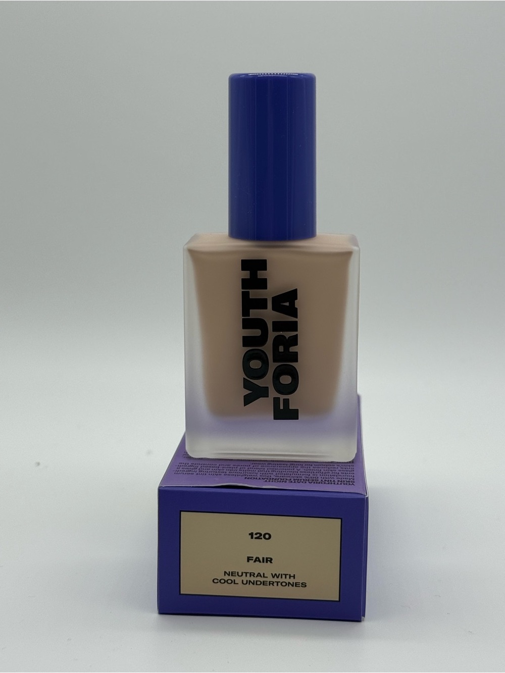 Youthforia Date Night Skin Tint Serum Foundation 120 Fair MSRP $48